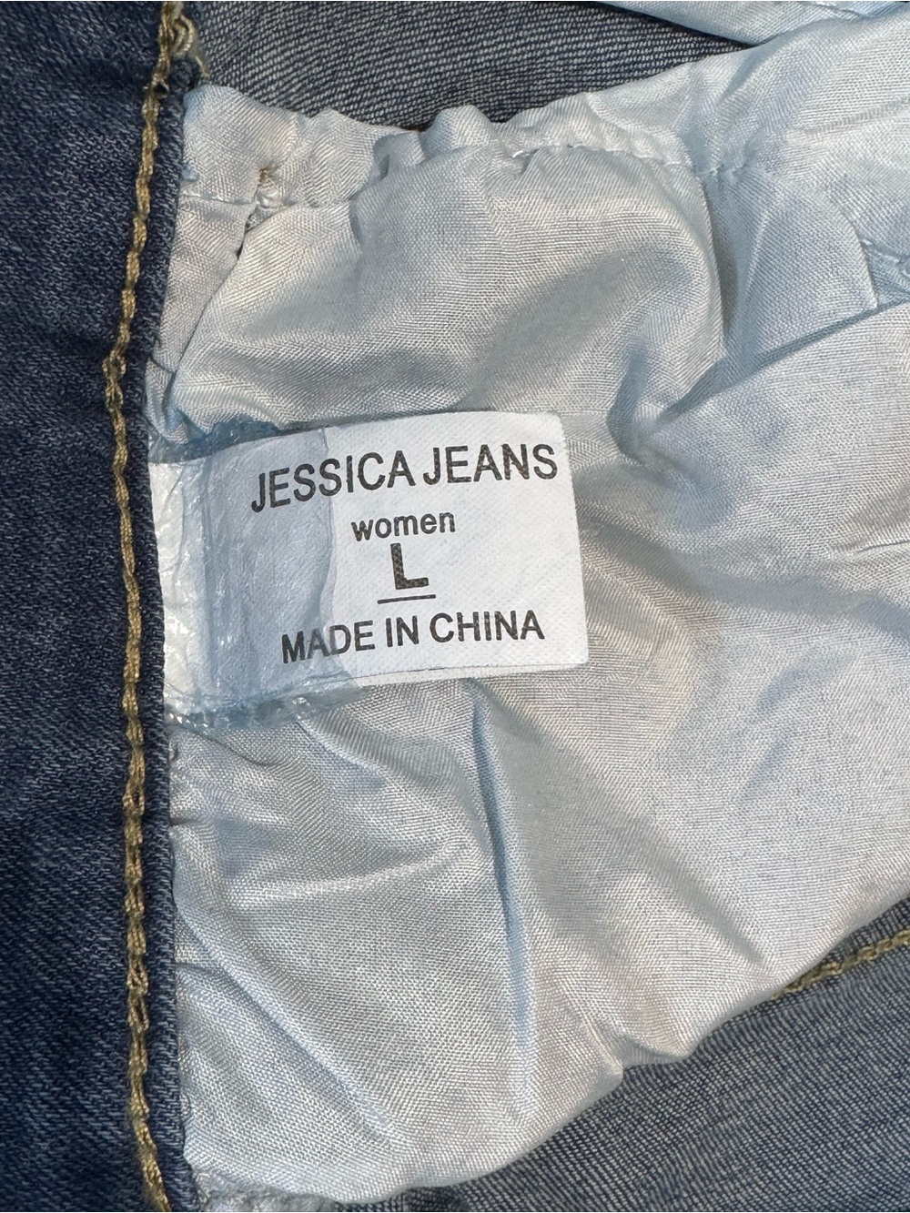 Jessica Jeans Classic Distressed Stretchy Women's Denim Shorts - Blue - Picture 6 of 8